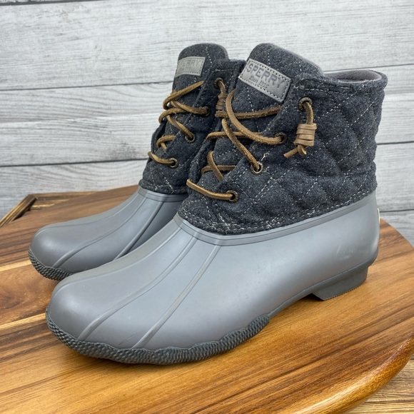 Boat Shoes Sperry Grey Plaid Duck Boots Sperry Shoes Sperry Womens